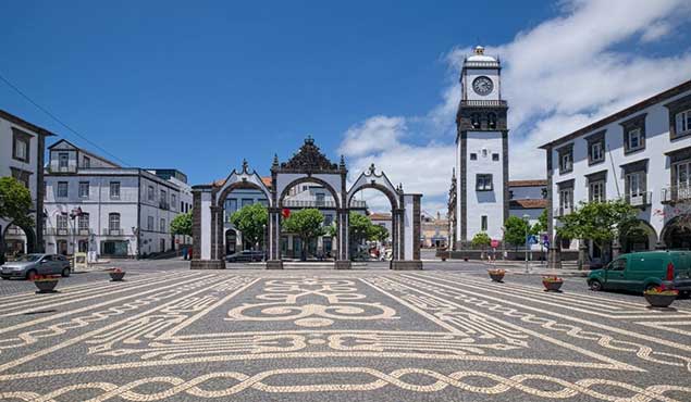Ponta delgada city